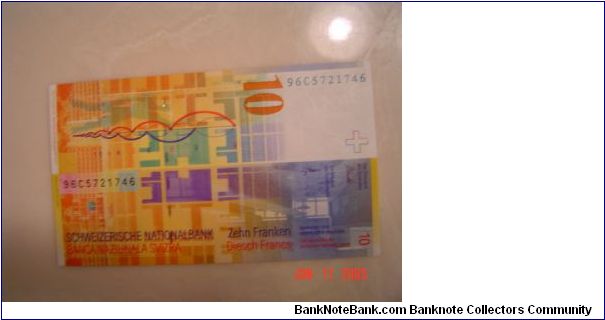 Banknote from Switzerland year 1994