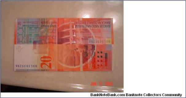 Banknote from Switzerland year 1994