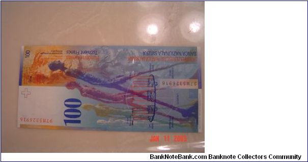 Banknote from Switzerland year 1996