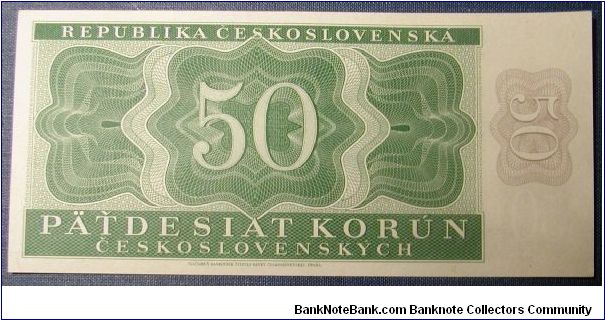 Banknote from Czech Republic year 1950