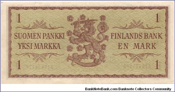 Banknote from Finland year 1963