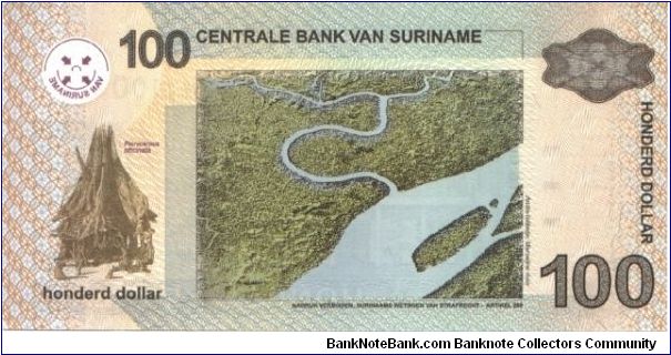 Banknote from Suriname year 2004