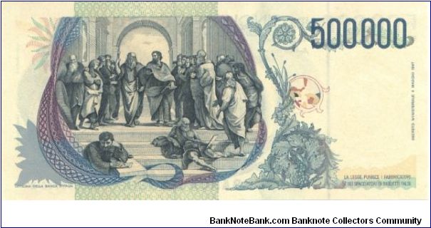 Banknote from Italy year 1997