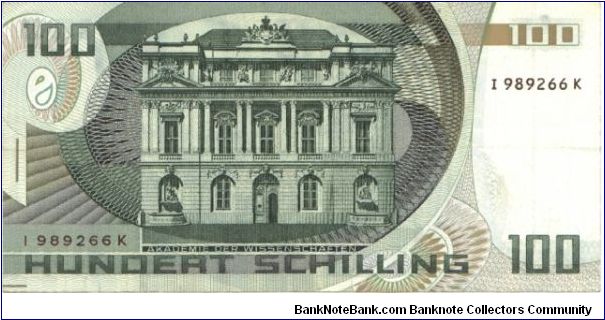 Banknote from Austria year 1984