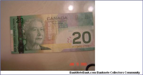 Canada P-103 20 Dollars 2004 Banknote