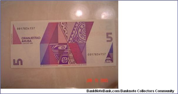 Banknote from Aruba year 1993