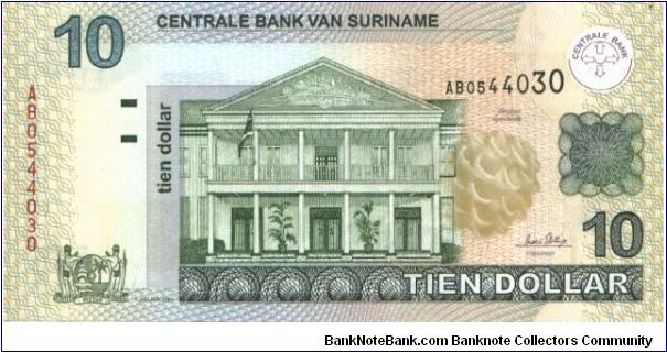 P-NEW, 10 Dollar, 2004 Banknote