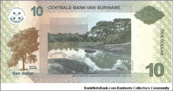 Banknote from Suriname year 2004