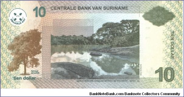 Banknote from Suriname year 2004