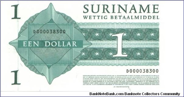 Banknote from Suriname year 2004