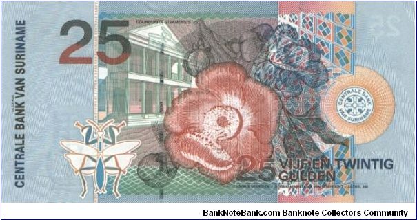 Banknote from Suriname year 2000