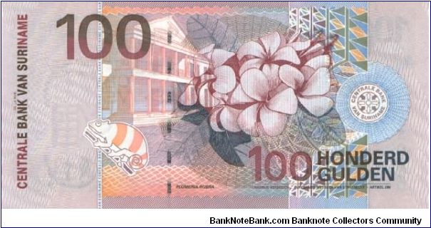 Banknote from Suriname year 2000