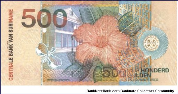 Banknote from Suriname year 2000