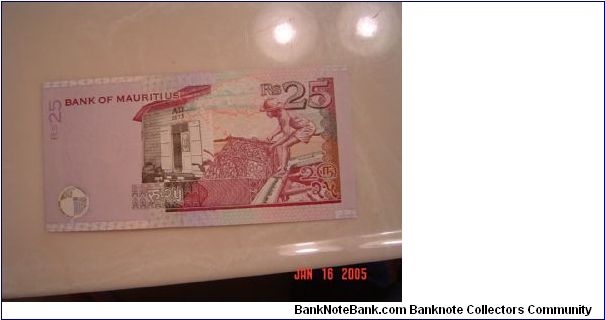 Banknote from Mauritius year 1999