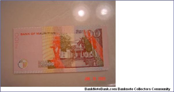 Banknote from Mauritius year 1999