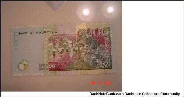 Banknote from Mauritius year 1999