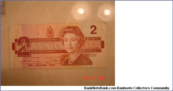 Canada P-94 2 Dollars 1986 Banknote