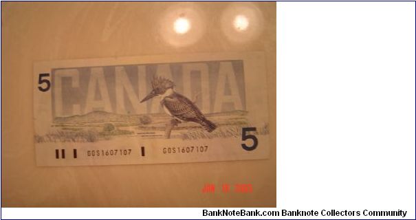 Banknote from Canada year 1986