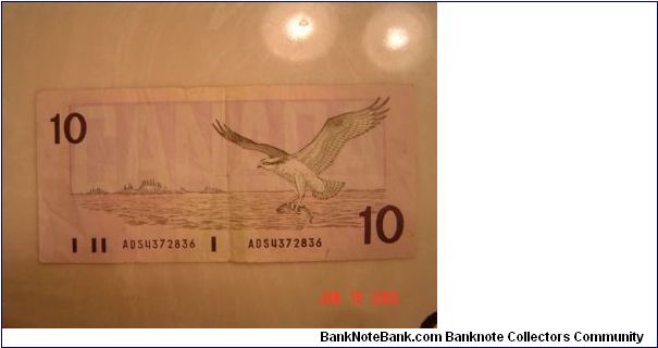 Banknote from Canada year 1989