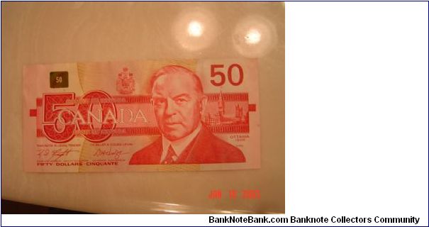 Canada P-98 50 Dollars 1988 Banknote