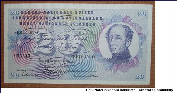20 Franken Banknote