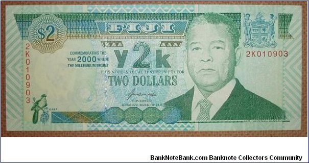 2 Dollars Y2K commemorative Banknote