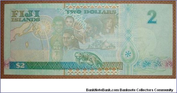 Banknote from Fiji year 2000