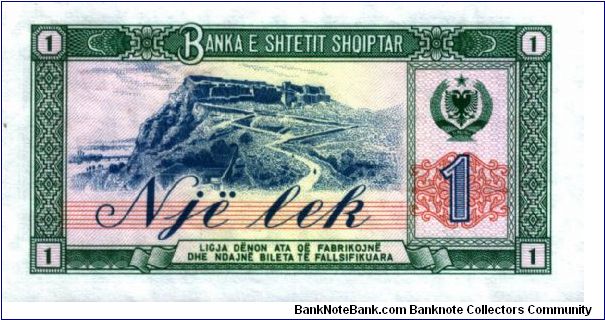 Banknote from Albania year 1976