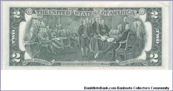 Banknote from USA year 1976