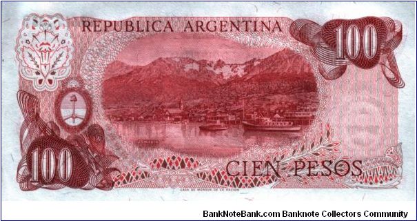 Banknote from Argentina year 1976