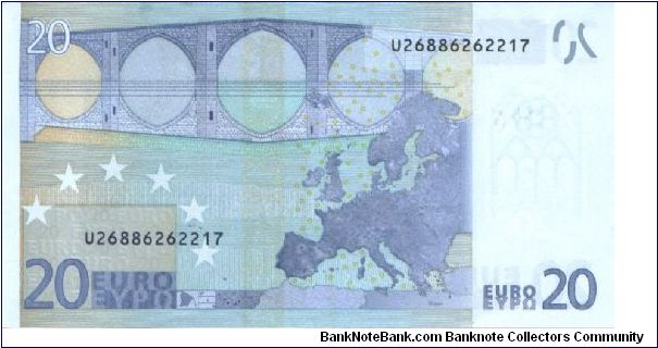 Banknote from France year 2002