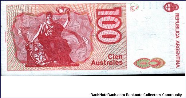 Banknote from Argentina year 1986
