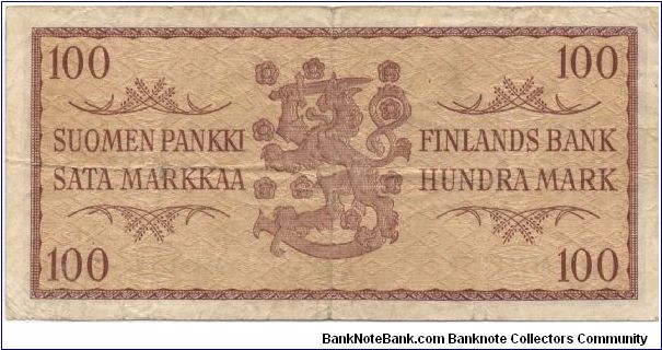 Banknote from Finland year 1957
