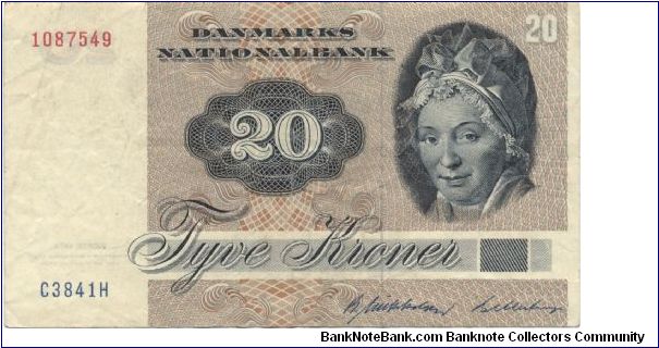 20 kroner. Banknote