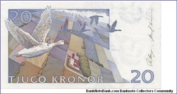 Banknote from Sweden year 1992