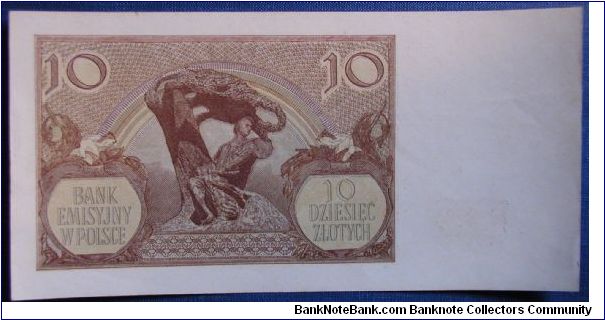 Banknote from Poland year 1940