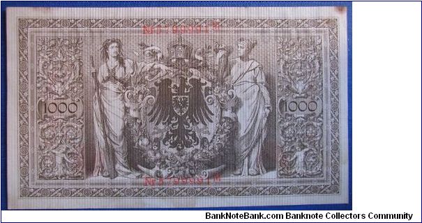 Banknote from Germany year 1910