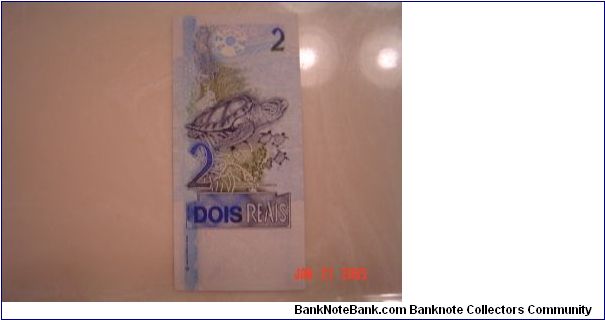 Banknote from Brazil year 2001