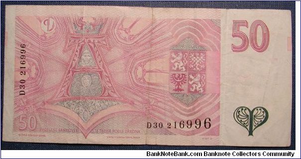 Banknote from Czech Republic year 1997