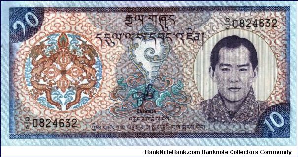Bhutan - 10 Ngultrum - 2000 - P-22 Banknote