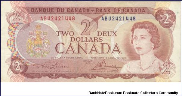 2 Dollars Banknote