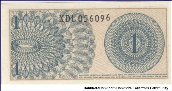 Banknote from Indonesia year 1964