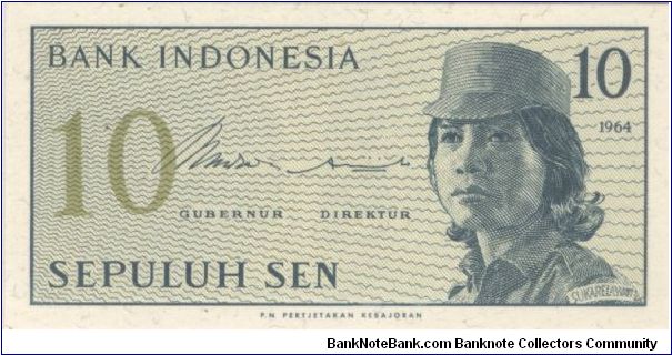 10 Sen Banknote