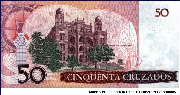 Banknote from Brazil year 1986