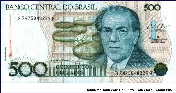 Brazil - 500 Cruzeiros - P212c Banknote