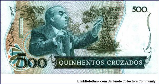 Banknote from Brazil year 1986