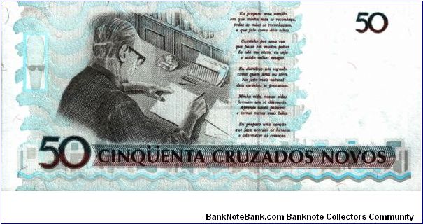 Banknote from Brazil year 1990