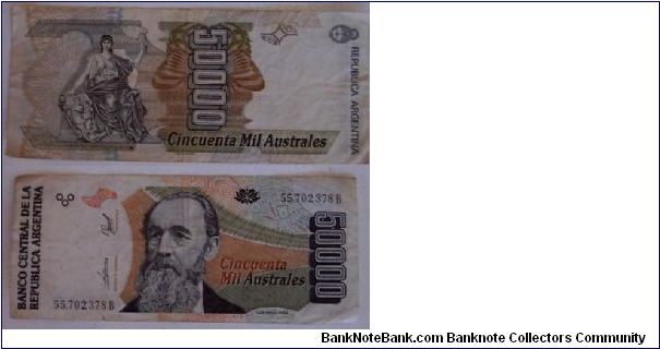 complete collection of argentine australes from (1,5,10,50,100,500,1000,5000 & 10000 that colecction costs U$D150)UNC y have cois & papper money from 1900 to actually from argentine. contact me to purchase thats completes collections. ask me for other south american countries & collections completes or coins Banknote