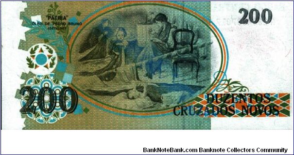 Banknote from Brazil year 1990