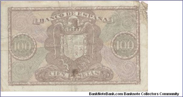 Banknote from Spain year 1940